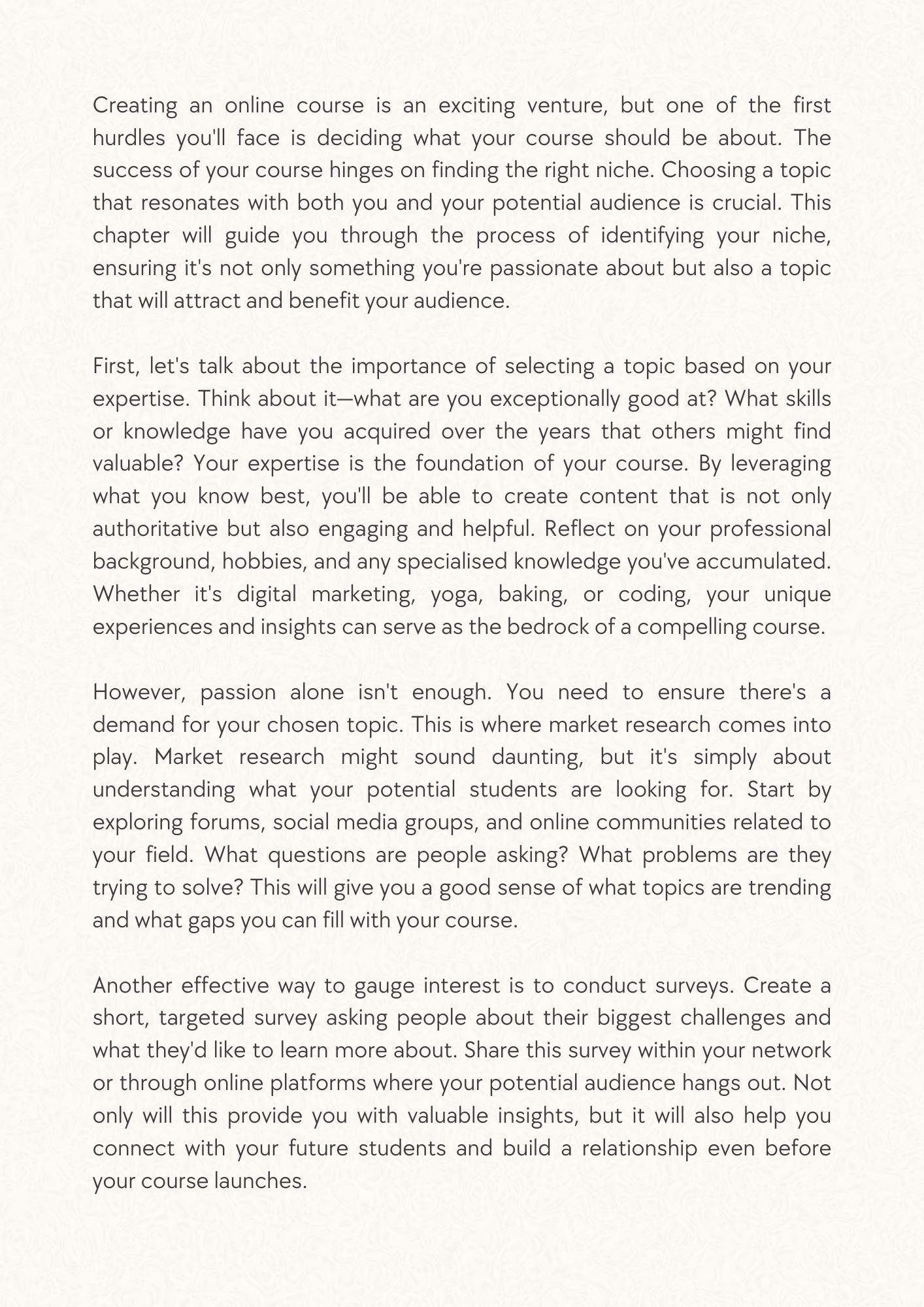 Crea y lanza tu curso en línea